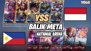 YSS BALIK NA SA META? | Team Philippines vs Indonesia - National Arena