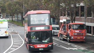 Skybus Ride Southern Cross to Tullamaraine Airport Melbourne.