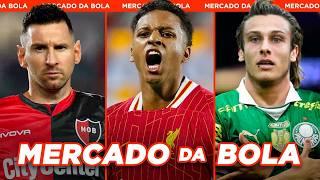 RODRYGO FORA DO REAL MADRID?│MESSI QUER JOGAR NA AMÉRICA DO SUL e+ - Mercado da Bola 2024