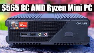 $565 AMD Ryzen 7 5800H Mini PC Review CHUWI RZBOX Refresh Edition