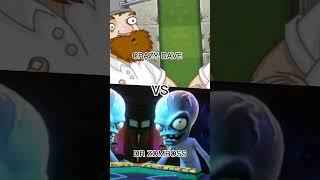 Crazy Dave vs Dr Zomboss (pvz)