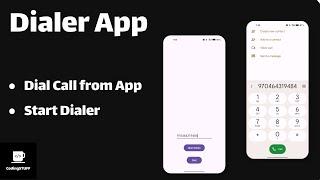 Make a Call From Android App and Start Dialer : On Button Clicked  ( Android Studio Tutorial 2024 )