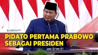 [FULL] PERDANA! Pidato Presiden Prabowo Subianto Usai Dilantik di MPR 2024