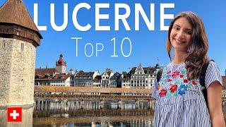 Top 10 Must See Places in Lucerne - Switzerland - 4K - Guided Tour