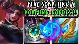 Play Sona like a ROAMING GODDESS! | Diamond Support | Patch 14.24