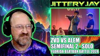 ZVD vs Alem - Semifinal 2 - SOLO - Florida Beatbox Battle 2024 - Reaction