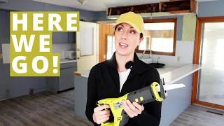 Bye-bye, old kitchen! Ep 2: Kitchen Demo, pt.1