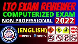 ENGLISH NON PROFESSIONAL LTO EXAM REVIEWER (60 ITEMS) | COMPUTERIZED EXAM NEW SYSTEM | Wander J