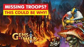 Gems of War New Player Guide Why You Are Missing Troops, & How To Check!