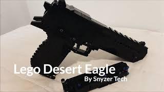 Lego Desert Eagle in Action!! (by Snyzer Tech)