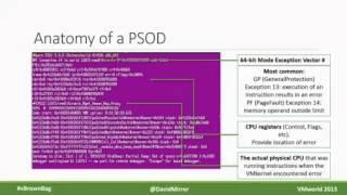 David Espejo -- The strange case of the PSOD