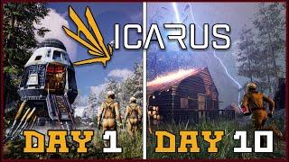 I spent 10 days in Icarus Game, this is what happened