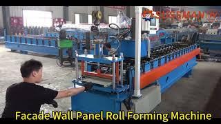 Facade Wall Panel Roll Forming Machine