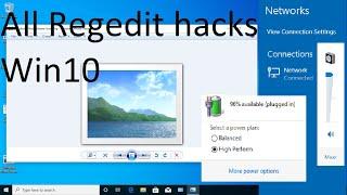 All Windows 10 registry hacks and some cool other ones!