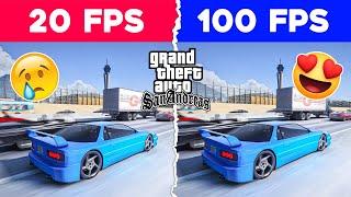 GTA San Andreas Graphics Mods LAG Fix  How To Fix LAG in GTA SA Mods (2gb Ram)