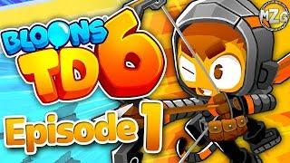 NEW Bloons Game! - Bloons TD 6 Gameplay Walkthrough - Episode 1 - Quincy Hero! (iOS, Android)