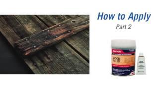 How to Repair Wood with Bondo Wood Filler and Rotted Wood Restorer