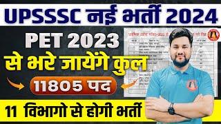 11805+ NEW UPSSSC VACANCY 2024 | UPCOMING NEW VACANCY BY PET 2023 - LEKHPAL, JUNIOR ASSISTANT, STENO