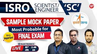 Most probable questions ECE ISRO Scientist/Engineer SC written exam | Check your preparation level