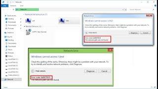 How to Fix Network Error 0x80070035 Windows Cannot Access