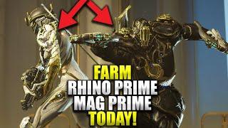 Farm Rhino Prime Mag Prime Today! Warframe Prime Resurgence Update!