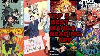 Top 5 Free Anime Manga Reading app for Android/ 2024 best manga and comics