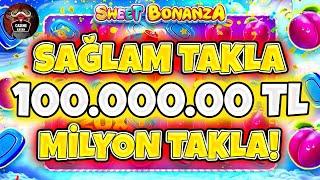 Sweet Bonanza Küçük Kasa  100.000.00 TL SLOT REKOR  MAKSWİN REKOR KATLADIK #sweetbonanza #slots