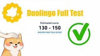 I scored 150 in Duolingo English Test Practice again in 2024! | Full Test
