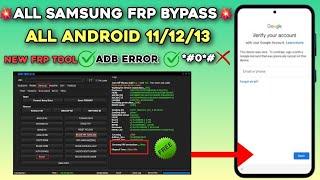 All Samsung Frp Bypass Free Frp Tool-2025 No Use Code / All Android Done 