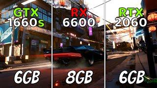 RTX 2060 vs  RX 6600 vs GTX 1660 Super | Test In 8 Games at 1080P & 1440P 