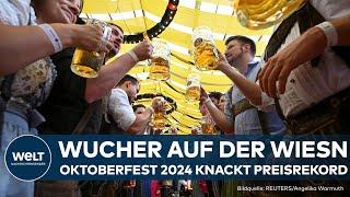 OKTOBERFEST-SCHOCK IN MÜNCHEN: Maß Bier kostet erstmals über 15 Euro - Wucher auf der Wiesn!