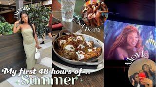 VLG:Days in my life| How I spent my first 48 hours of summer!! parties , birthdays , movie + more.