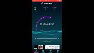 U Mobile 4G Speedtest at Berjaya Times Square