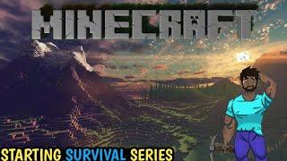 Ankit Asin Gaming is live play minecraft survival world  new series finding village episode 1