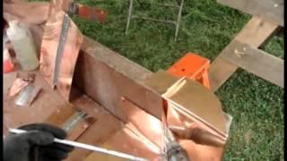 Soldering Flat-lock Copper and Vertical Copper Flashing Seams