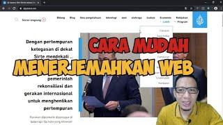 Cara Menerjemahkan Halaman Website Dengan Mudah dengan chrome