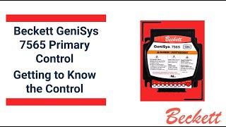 GeniSys® 7565 - Getting to Know the Control