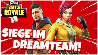 Die Siege im Dreamteam!  Fortnite // PS4 Livestream