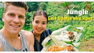 Sien banyngkong phareng leit bamja sha kper ha sla kait || ABfamily || Cooking In Indian Jungle