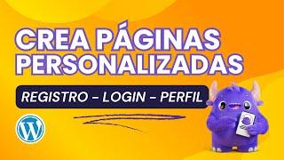 Crear página de registro en WordPress