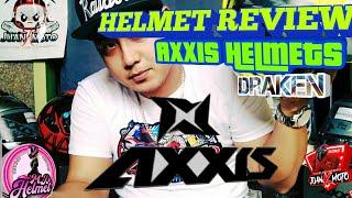 AXXIS HELMET | REVIEW | JUAN K MOTO VLOG | MJS HELMET | DRAKEN