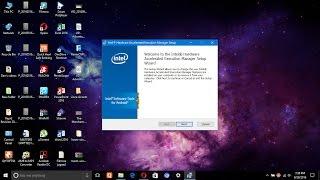How to enable virtualization  technology and install Intel  HAXM