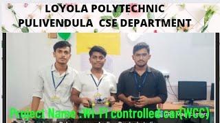 LOYOLA POLYTECHNIC PULIVENDULA | CSE DEPARTMENT | WI-FI controlled Car project | #BTechveeru