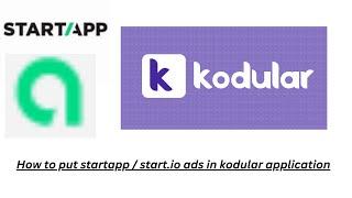 How to put StartApp ads in kodular