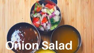 How To Make ONION SALAD For Poppadoms  Indian Restaurant Style - The Bengali Cook