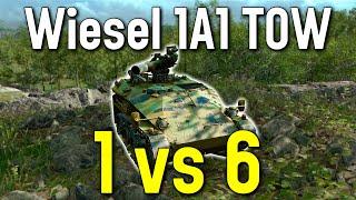 Wiesel 1A1 TOW 1 vs 6 || WoT Console