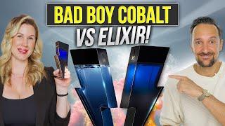 Carolina Herrera Bad Boy Cobalt Elixir vs Bad Boy Cobalt EdP! Top Men's Fragrance Battle.