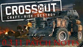 Crossout: Patch Notes 0.3.11 | Thanksgiving Update! | Minor Bug Fixes And Balancing