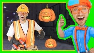 Halloween Songs for Kids with Blippi | Trick or Treat Nursery Rhyme