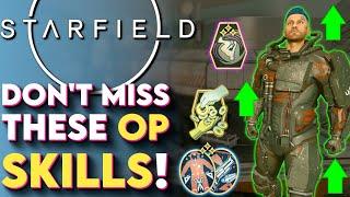 INSANE SKills To Get Early In Starfield! - Starfield Skills Guide (Starfield Tips and Tricks)